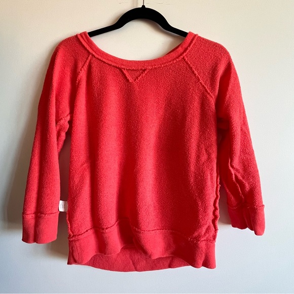 CORAL VINTAGE J CREW SWEATSHIRT - Picture 2 of 8